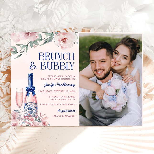 Invitación Brunéi De Champagne Y Ducha De Bridas Bubbly (Subido por el creador)