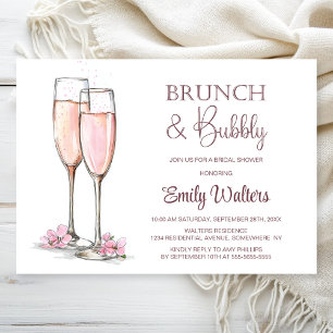 Invitación Brunéi de champán y ducha bucal