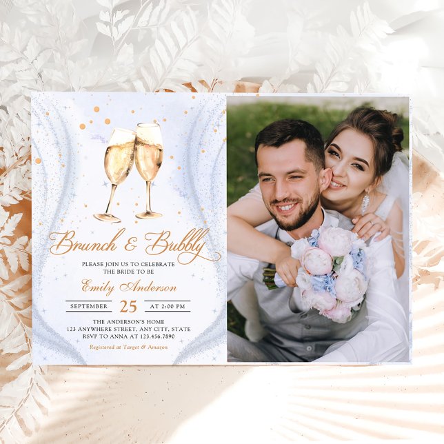 Invitación Brunéi de champán y ducha bucal foto (Subido por el creador)