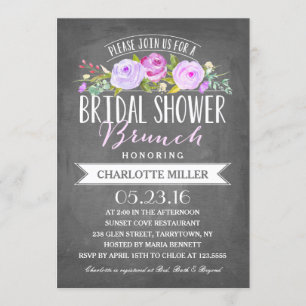 Invitación Brunéi de ducha nupcial  Ducha nupcial