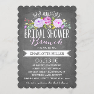 Invitación Brunéi de ducha nupcial  Ducha nupcial