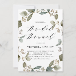 Invitación Brunéi de Novias Wreath de Eucalyptus Seded