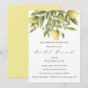 Invitación Brunéi nupcial Boda de verano y follaje