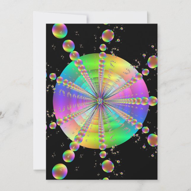 Invitación Bubble Tube (Anverso)