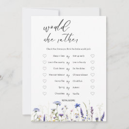 Invitación Budget Purple Florals Bridgerton Bridal Shower