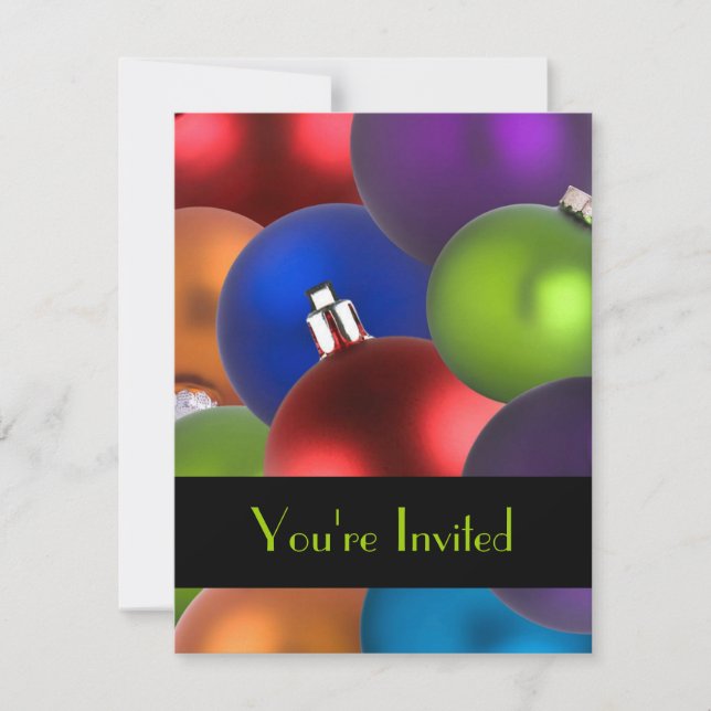Invitación Buenas fiestas (Anverso)