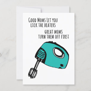 Invitación Buenas mamás te dejan lamer las batidoras