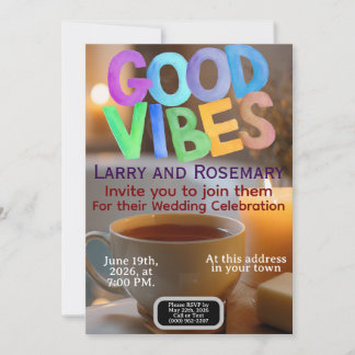 Invitación Buenas Vibraciones