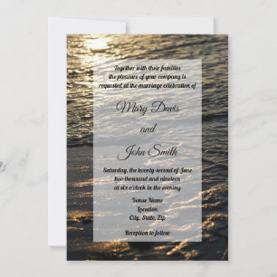 Invitación Buenos días en la playa de Ghear