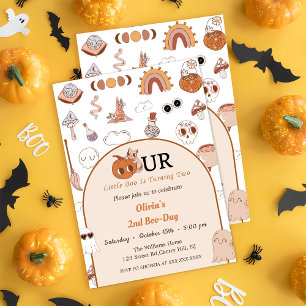 Invitación Buenos días, nuestro pequeño novio cumple dos años