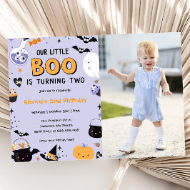 Invitación Buenos días, nuestro pequeño novio cumple dos años