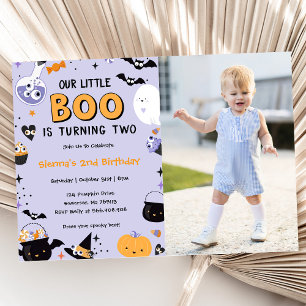 Invitación Buenos días, nuestro pequeño novio cumple dos años