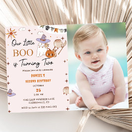 Invitación Buenos días, nuestro pequeño novio cumple dos años