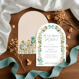 Invitación Buey Baby Shower Bow