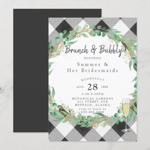 Invitación Bufalo revestido de oro de la guirnalda de las nov