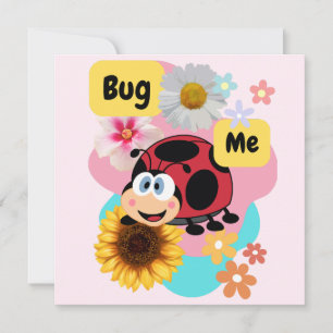Invitación Bug Me: Ladybug