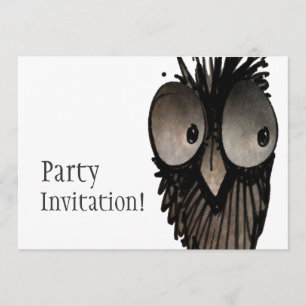 Invitación Búho divertido