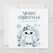 Búho navideño