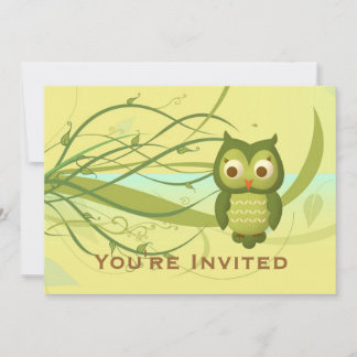 Invitación Búho sabio