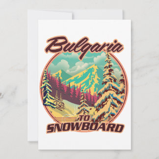 Invitación Bulgaria a Snowboard