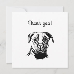 Invitación Bull Terrier de Staffordshire