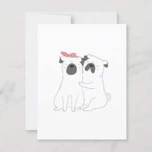 Invitación Bulldog Adorable   Regalo para Amante de Perros
