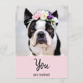 Invitación *~* Bulldog Francés  Evento Frenchie Monada Invita