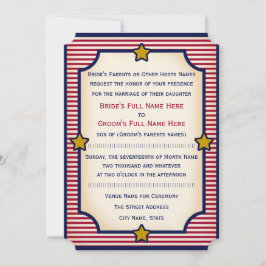 Invitación Bully Pulpit 1904 (colección Boda)