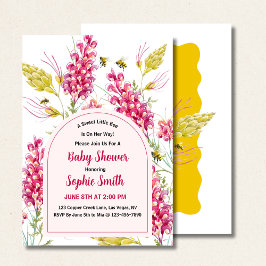 Invitación Bumble Bee A Sweet Honey Is Coming