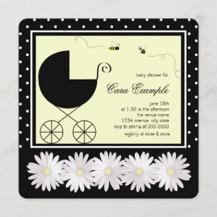 Invitación Bumble Bee Baby Shower