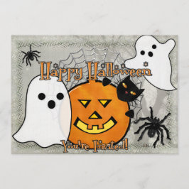 Invitación Bump en la Halloween de la noche