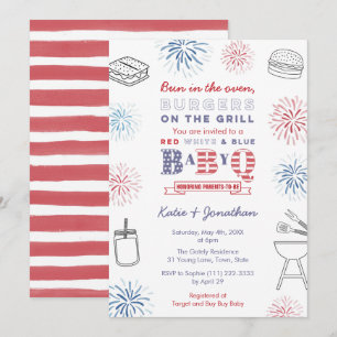 Invitación Bun en el Baby Shower de fin de semana del Día de