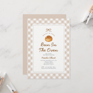 Invitación Bun en el Horno: Baby Shower de Género Neutro