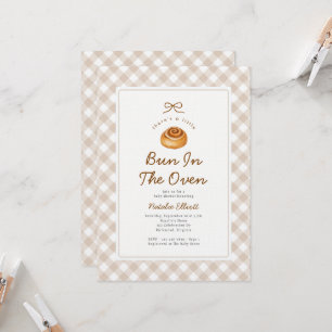 Invitación Bun en el Horno: Baby Shower de Género Neutro