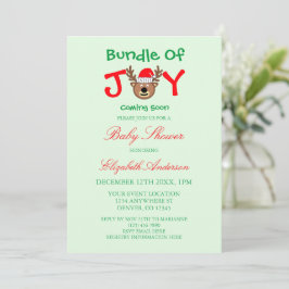 Invitación Bundle De Joy Navidades Baby Shower