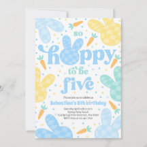 Bunny 5º cumpleaños fiesta de cumpleaños primavera