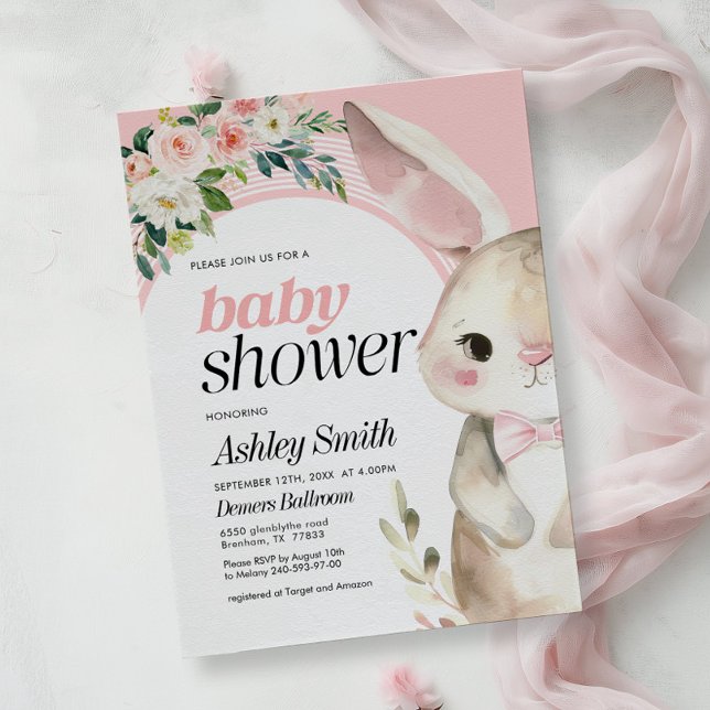 Invitación Bunny Baby Shower (Subido por el creador)
