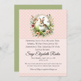 Invitación Bunny de primavera