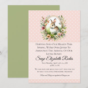 Invitación Bunny de primavera