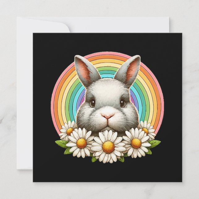 Invitación Bunny Face (Anverso)