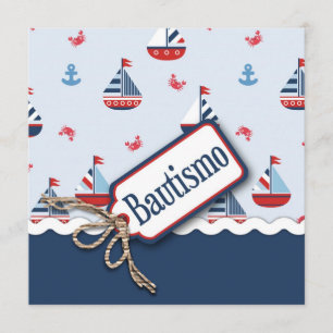 Invitación ¡Buques Ahoy! Plaza del bautismo C_Español