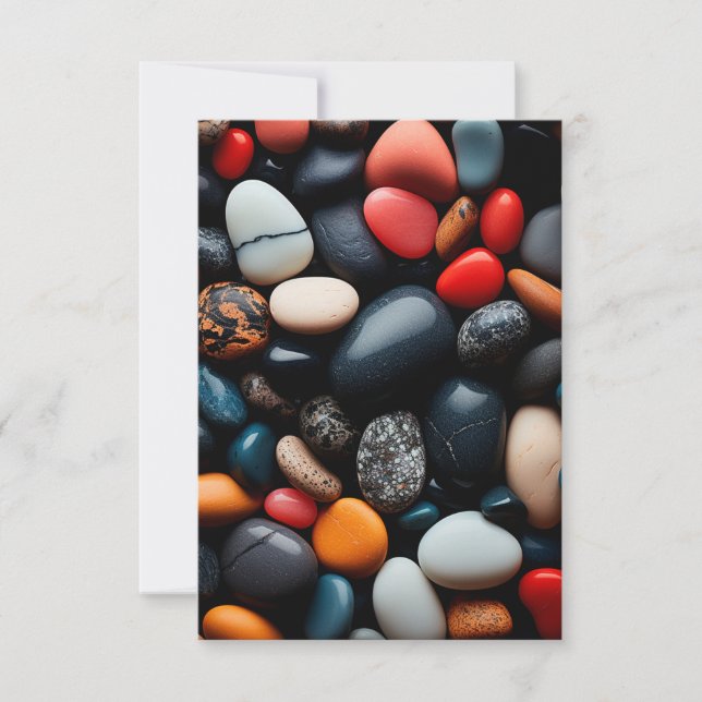 Invitación Burbujas coloridas (Anverso)