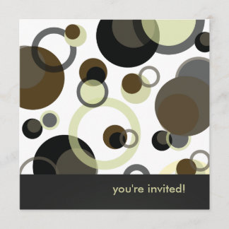 Invitación Burbujas para la fiesta de cumpleaños