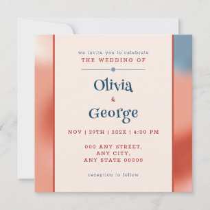 Invitación Burbujas singulares de amor: Boda de cuentos de ha