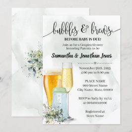 Invitación Burbujas y brechas antes de la ducha de Eucalyptus
