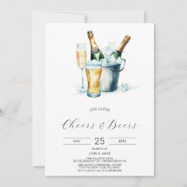 Invitación Burbujas Y Cervezas