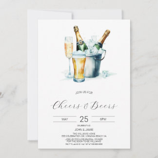 Invitación Burbujas Y Cervezas