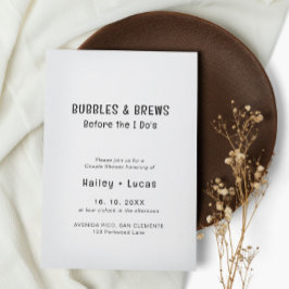 Invitación Burbujas y reventar antes de que lo haga | Ducha P