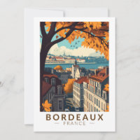 Burdeos Francia Viaje Arte Vintage