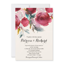 Burgundy Marsala Boho Boda Floral